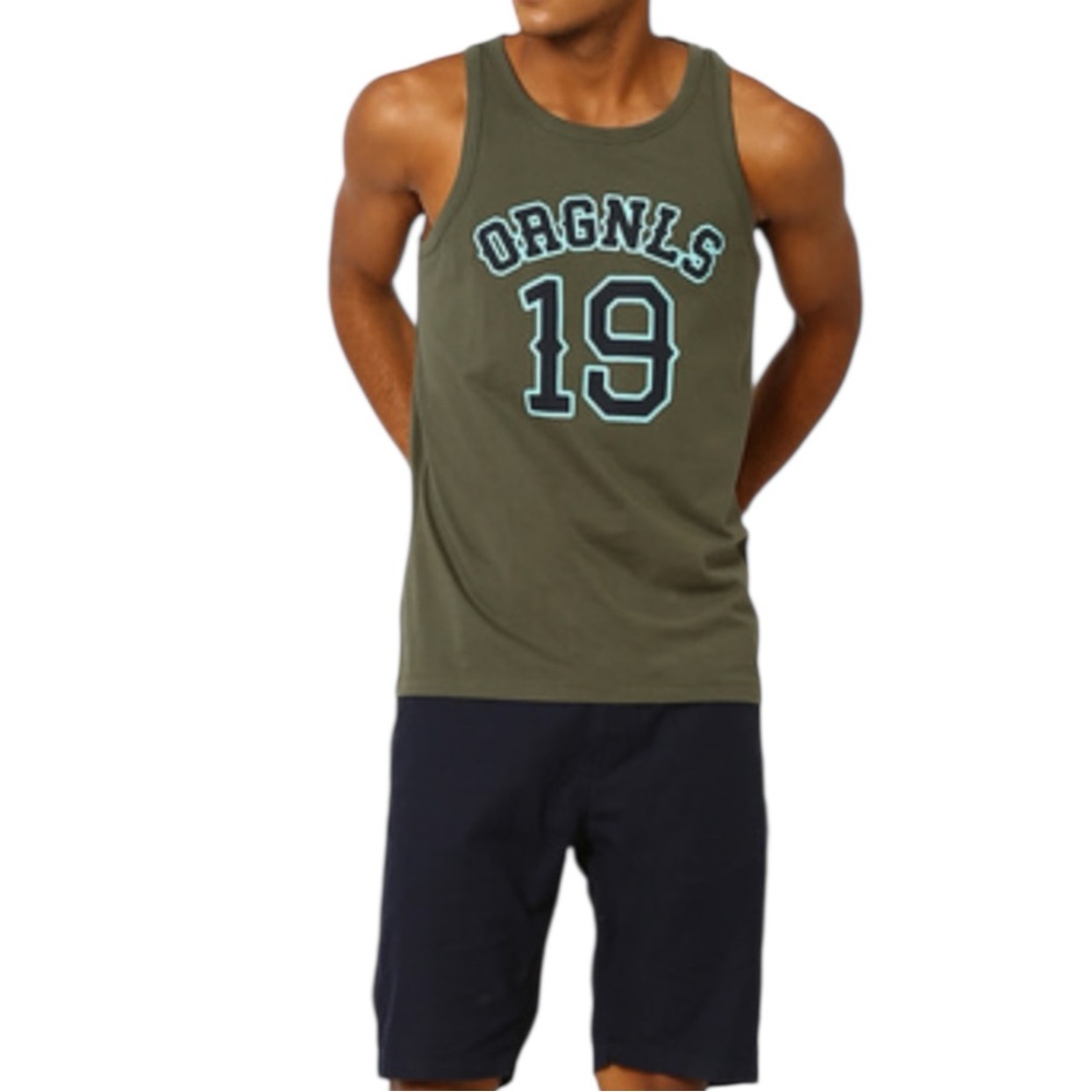 Originals Jack & Jones Graphic Tank Top Size Medium